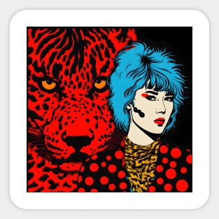 Tiger Lady Sticker